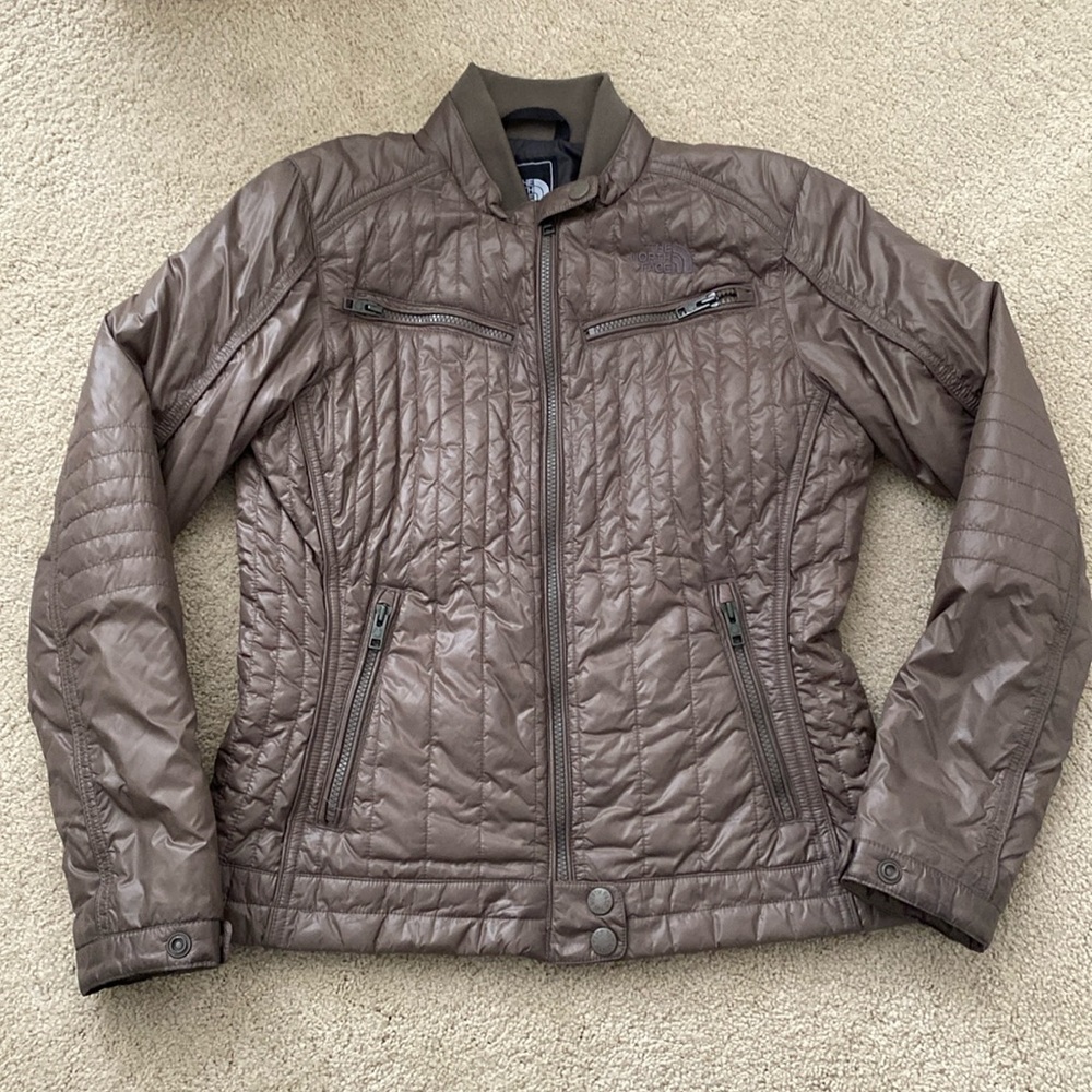 North Face Brown Puffer Jacket